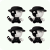 Artful Plush Die of Death 4PCS